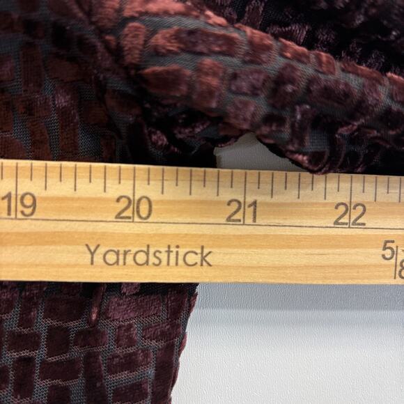 Vintage Hanky Panky Burnout Velvet Slip Dress & Jacket Set Size L Whimsigoth - Picture 15 of 15